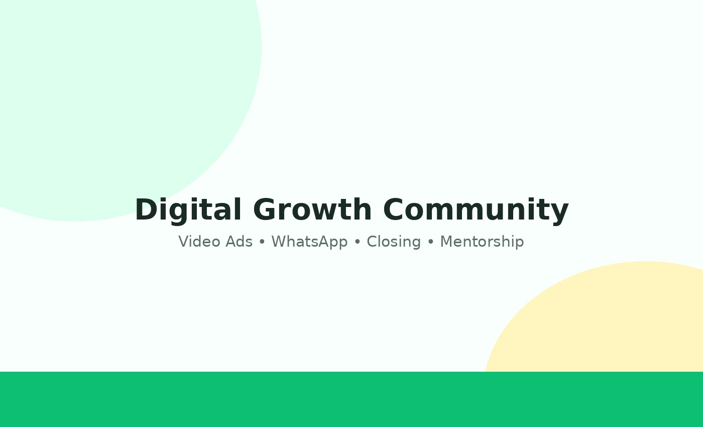Digital growth community
